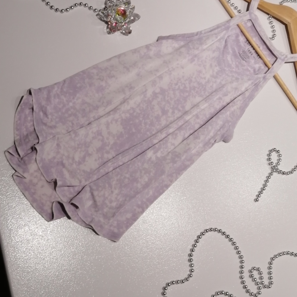 AMERICAN EAGLE Soft&Sexy Choker Tank Purple NWOT - Picture 5 of 5
